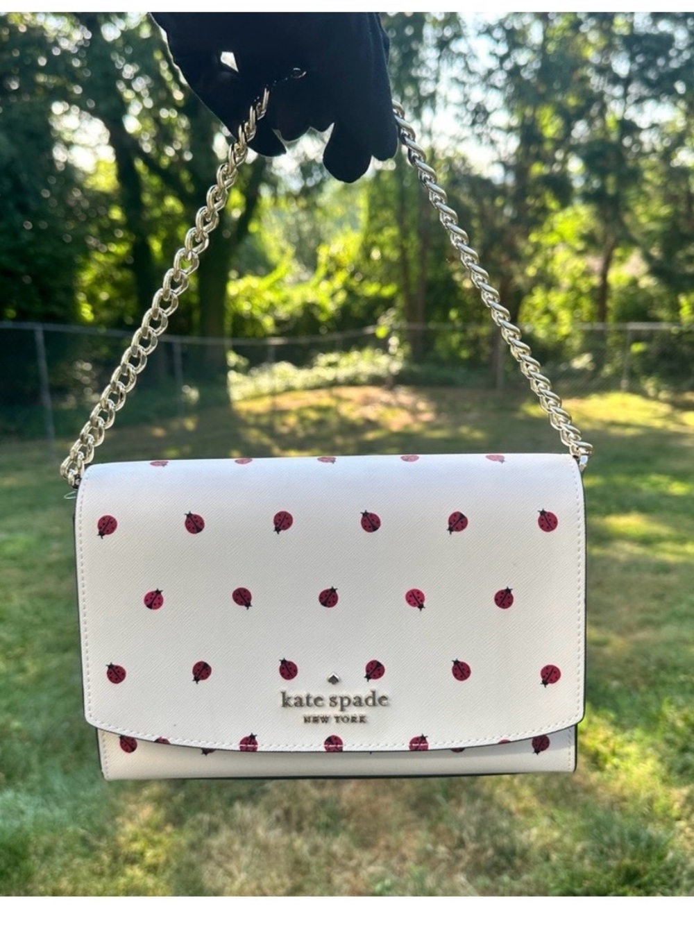 Kate Spade NWT ladybug crossbody bag - convertible straps